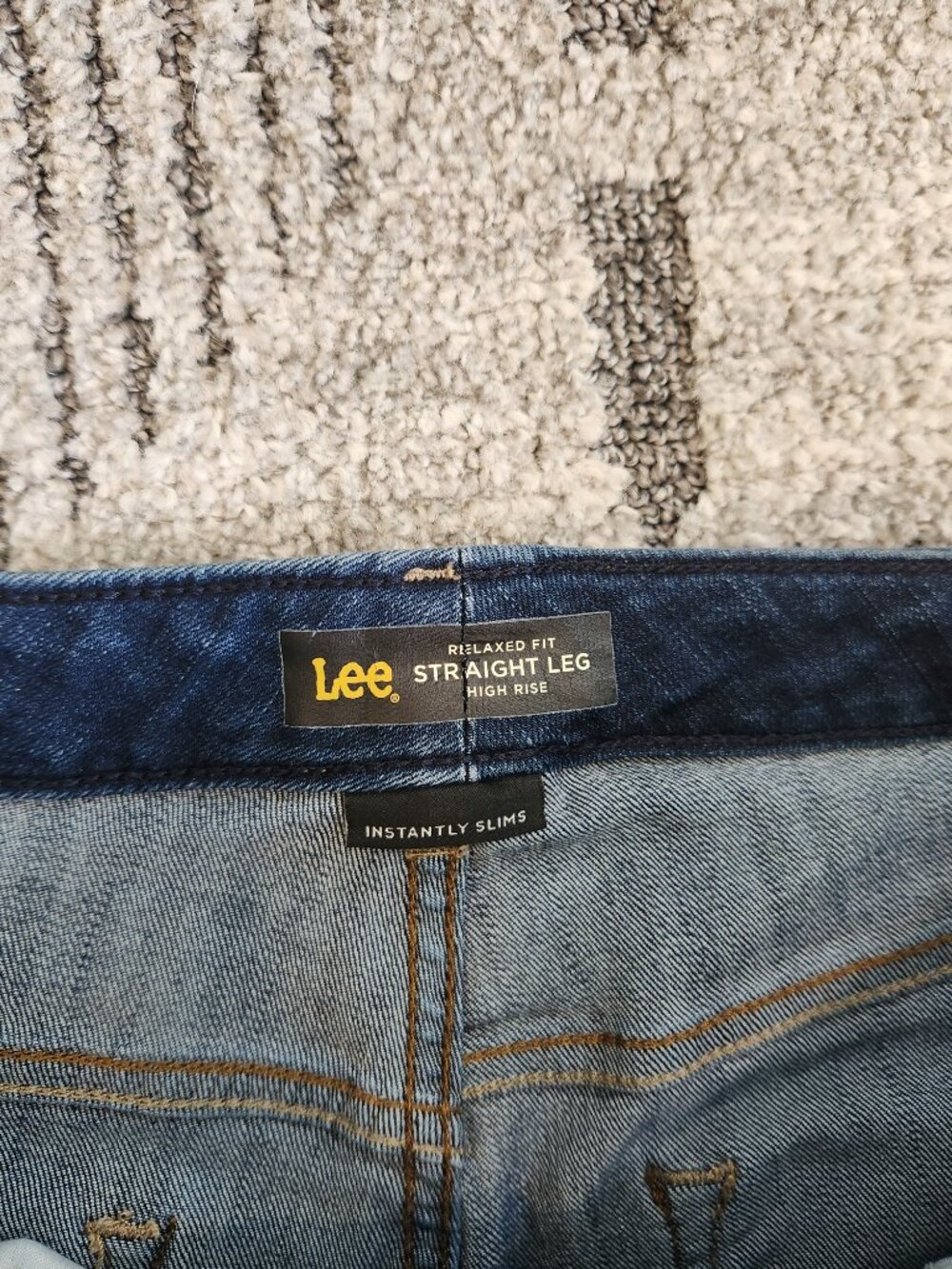LEE HIGH RISE STRAIGHT LEG.JEANS - Picture 3 of 10